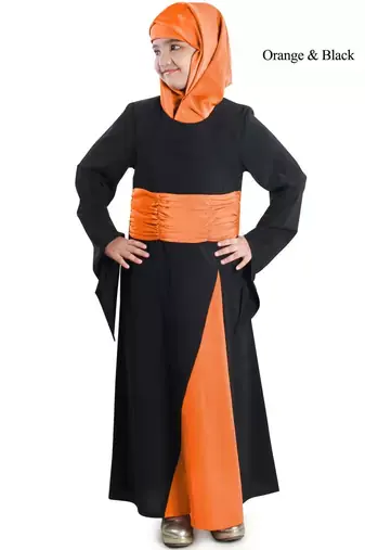 black & orange
