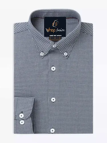 ash grey check