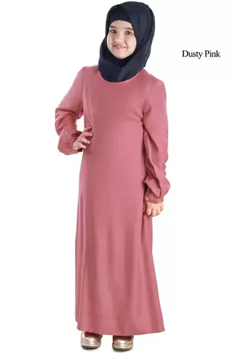 dusty pink & black