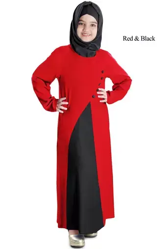 red & black