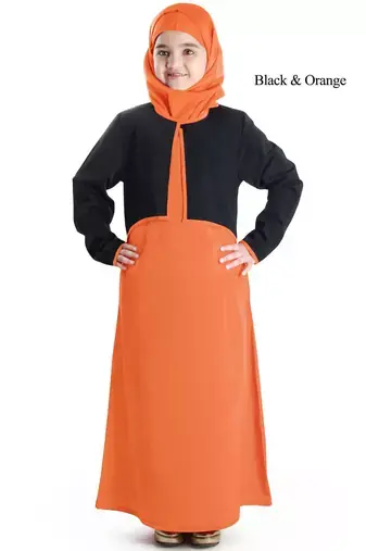 orange & black