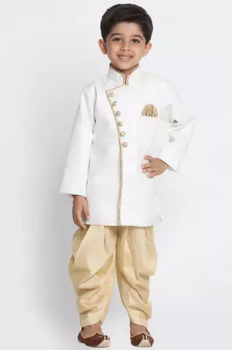 white prince suite golden shalwar