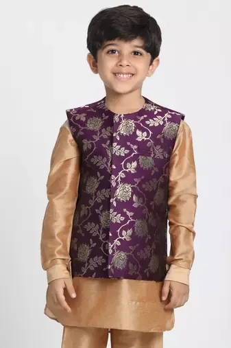 waskit printed with golden shalwar kameez